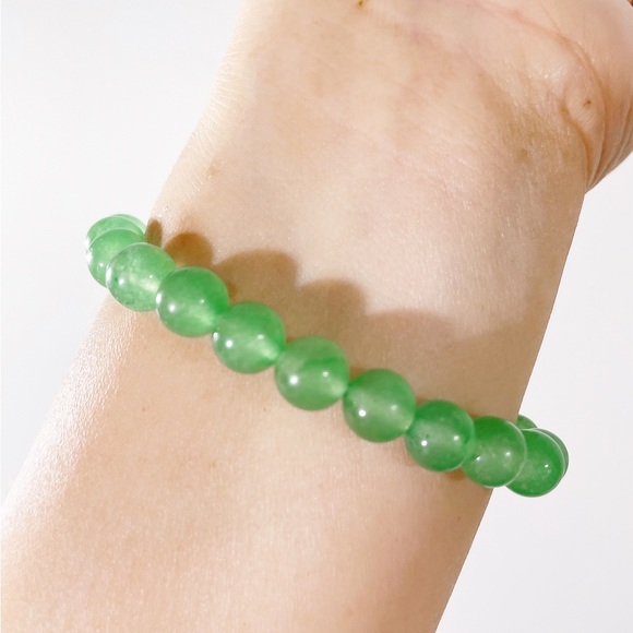 Natural Stone Aventurine Crystal Healing Bracelet 8mm - Picture 1 of 3